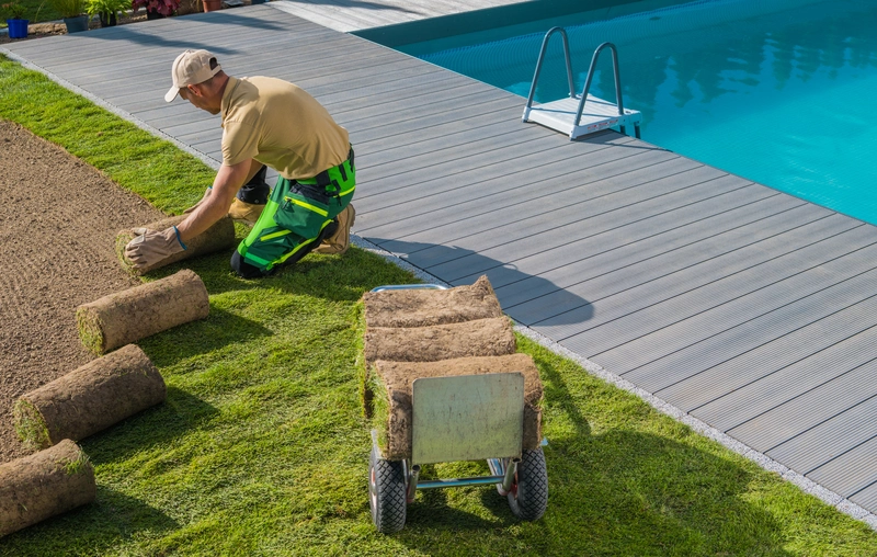 eco-friendly landscaping with synthetic turf